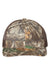 Richardson 112P Mens Printed Trucker Hat Realtree Edge/Brown Flat Front