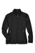 North End 78034 Womens Performance Water Resistant Full Zip Jacket Black Flat Front