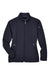 North End 78034 Womens Performance Water Resistant Full Zip Jacket Midnight Navy Blue Flat Front