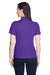 Core 365 78181 Womens Origin Performance Moisture Wicking Short Sleeve Polo Shirt Campus Purple Model Back