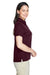 Core 365 78181 Womens Origin Performance Moisture Wicking Short Sleeve Polo Shirt Burgundy Model Side