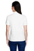 Core 365 78181 Womens Origin Performance Moisture Wicking Short Sleeve Polo Shirt White Model Back