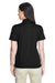 Core 365 78181 Womens Origin Performance Moisture Wicking Short Sleeve Polo Shirt Black Model Back