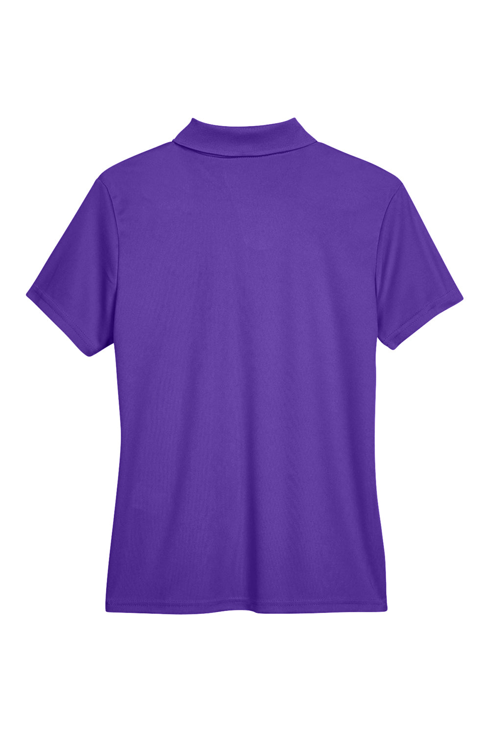 Core 365 78181 Womens Origin Performance Moisture Wicking Short Sleeve Polo Shirt Campus Purple Flat Back