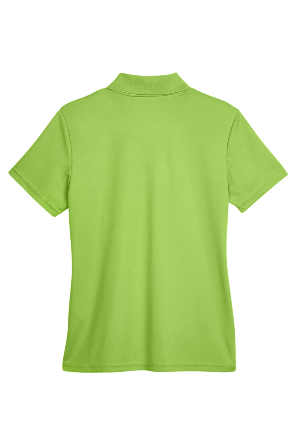 Core 365 78181 Womens Origin Performance Moisture Wicking Short Sleeve Polo Shirt Acid Green Flat Back