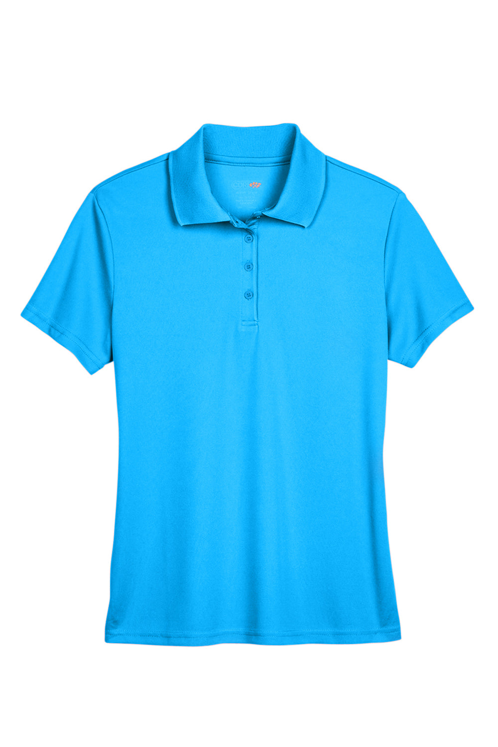 Core 365 78181 Womens Origin Performance Moisture Wicking Short Sleeve Polo Shirt Electric Blue Flat Front