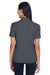 Core 365 78181P Womens Origin Performance Moisture Wicking Short Sleeve Polo Shirt w/ Pocket Carbon Grey Model Back