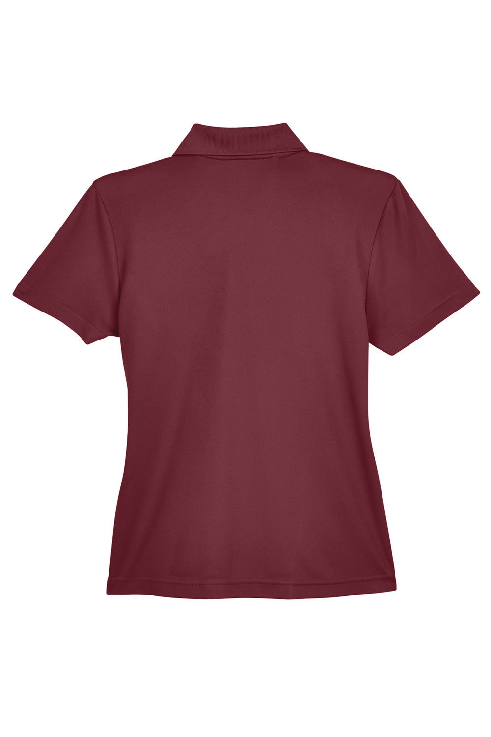 Core 365 78181P Womens Origin Performance Moisture Wicking Short Sleeve Polo Shirt w/ Pocket Burgundy Flat Back