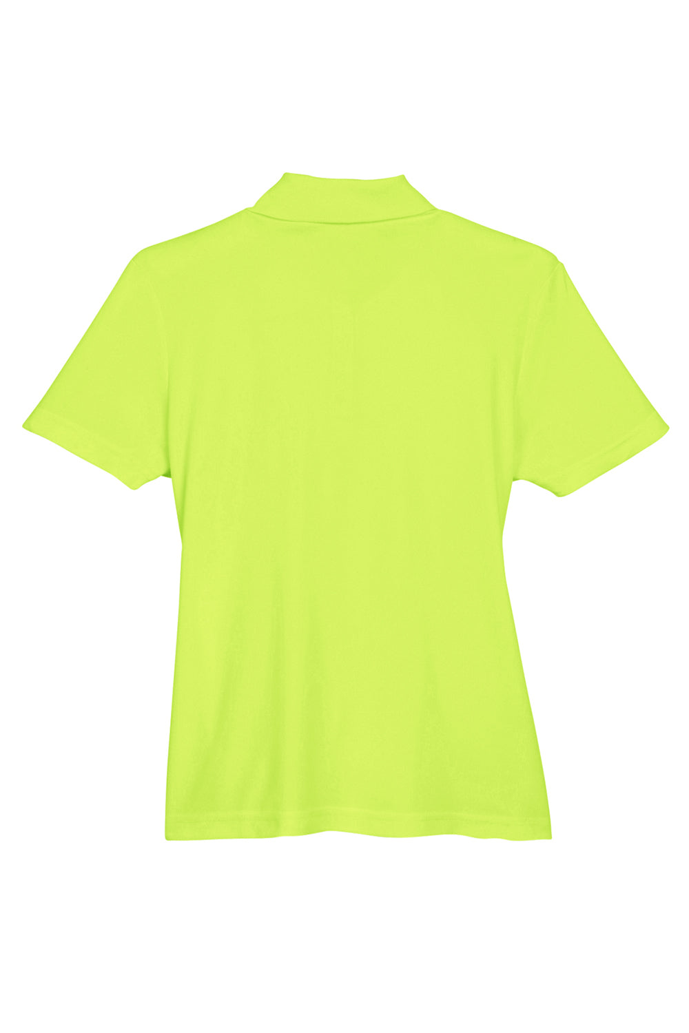 Core 365 78181P Womens Origin Performance Moisture Wicking Short Sleeve Polo Shirt w/ Pocket Safety Yellow Flat Back