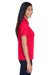 Core 365 78181P Womens Origin Performance Moisture Wicking Short Sleeve Polo Shirt w/ Pocket Classic Red Model Side