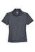 Core 365 78181P Womens Origin Performance Moisture Wicking Short Sleeve Polo Shirt w/ Pocket Carbon Grey Flat Front