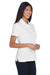 Core 365 78181P Womens Origin Performance Moisture Wicking Short Sleeve Polo Shirt w/ Pocket White Model 3q