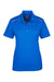 Core 365 78181R Womens Radiant Performance Moisture Wicking Short Sleeve Polo Shirt True Royal Blue Flat Front