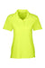 Core 365 78181R Womens Radiant Performance Moisture Wicking Short Sleeve Polo Shirt Safety Yellow Flat Front