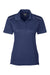 Core 365 78181R Womens Radiant Performance Moisture Wicking Short Sleeve Polo Shirt Classic Navy Blue Flat Front