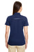 Core 365 78181R Womens Radiant Performance Moisture Wicking Short Sleeve Polo Shirt Classic Navy Blue Model Back