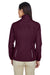 Core 365 78183 Womens Motivate Water Resistant Full Zip Jacket Burgundy Model Back