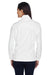 Core 365 78183 Womens Motivate Water Resistant Full Zip Jacket White Model Back