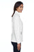 Core 365 78183 Womens Motivate Water Resistant Full Zip Jacket White Model Side