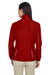 Core 365 78183 Womens Motivate Water Resistant Full Zip Jacket Classic Red Model Back