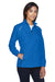 Core 365 78183 Womens Motivate Water Resistant Full Zip Jacket True Royal Blue Model 3q