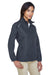 Core 365 78183 Womens Motivate Water Resistant Full Zip Jacket Carbon Grey Model 3q