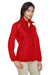 Core 365 78183 Womens Motivate Water Resistant Full Zip Jacket Classic Red Model 3q