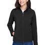 Core 365 Womens Cruise Water Resistant Full Zip Jacket - Black