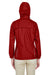 Core 365 78185 Womens Climate Waterproof Full Zip Hooded Jacket Classic Red Model Back