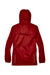 Core 365 78185 Womens Climate Waterproof Full Zip Hooded Jacket Classic Red Flat Back