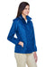 Core 365 78185 Womens Climate Waterproof Full Zip Hooded Jacket True Royal Blue Model 3q