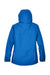 Core 365 78189 Womens Brisk Full Zip Hooded Jacket True Royal Blue Flat Back