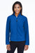 Core 365 78190 Womens Journey Pill Resistant Fleece Full Zip Jacket True Royal Blue Model Front