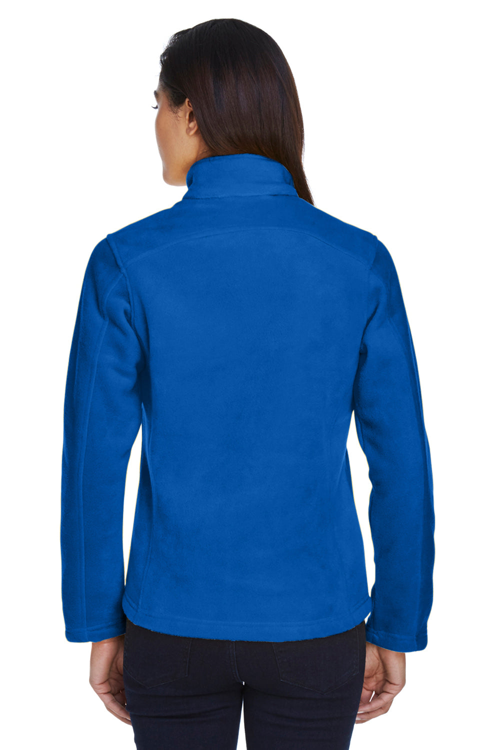 Core 365 78190 Womens Journey Pill Resistant Fleece Full Zip Jacket True Royal Blue Model Back