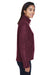 Core 365 78190 Womens Journey Pill Resistant Fleece Full Zip Jacket Burgundy Model Side