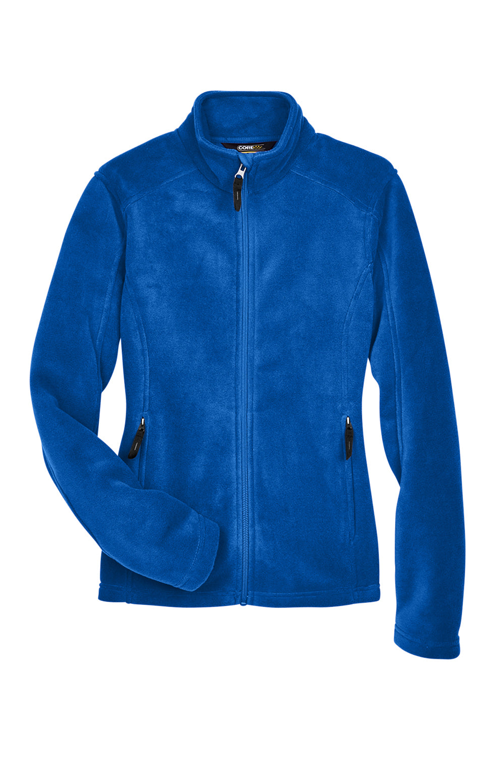 Core 365 78190 Womens Journey Pill Resistant Fleece Full Zip Jacket True Royal Blue Flat Front