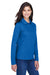 Core 365 78192 Womens Pinnacle Performance Moisture Wicking Long Sleeve Polo Shirt True Royal Blue Model 3q