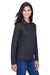 Core 365 78192 Womens Pinnacle Performance Moisture Wicking Long Sleeve Polo Shirt Carbon Grey Model 3q