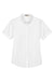 Core 365 78194 Womens Optimum UV Protection Short Sleeve Button Down Shirt White Flat Front