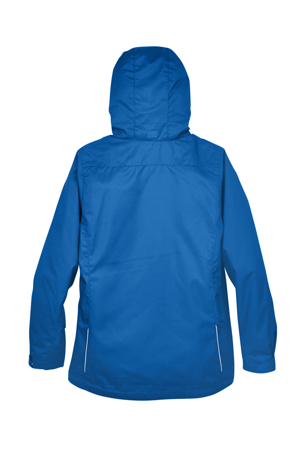 Core 365 78205 Womens Region 3-in-1 Water Resistant Full Zip Hooded Jacket True Royal Blue Flat Back