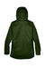 Core 365 78205 Womens Region 3-in-1 Water Resistant Full Zip Hooded Jacket Forest Green Flat Back