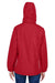 Core 365 78224 Womens Profile Water Resistant Full Zip Hooded Jacket Classic Red Model Back