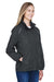 Core 365 78224 Womens Profile Water Resistant Full Zip Hooded Jacket Carbon Grey Model 3q