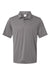 Augusta Sportswear 5017 Mens Vital Moisture Wicking Short Sleeve Polo Shirt Graphite Grey Flat Front