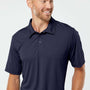 Augusta Sportswear Mens Vital Moisture Wicking Short Sleeve Polo Shirt - Navy Blue