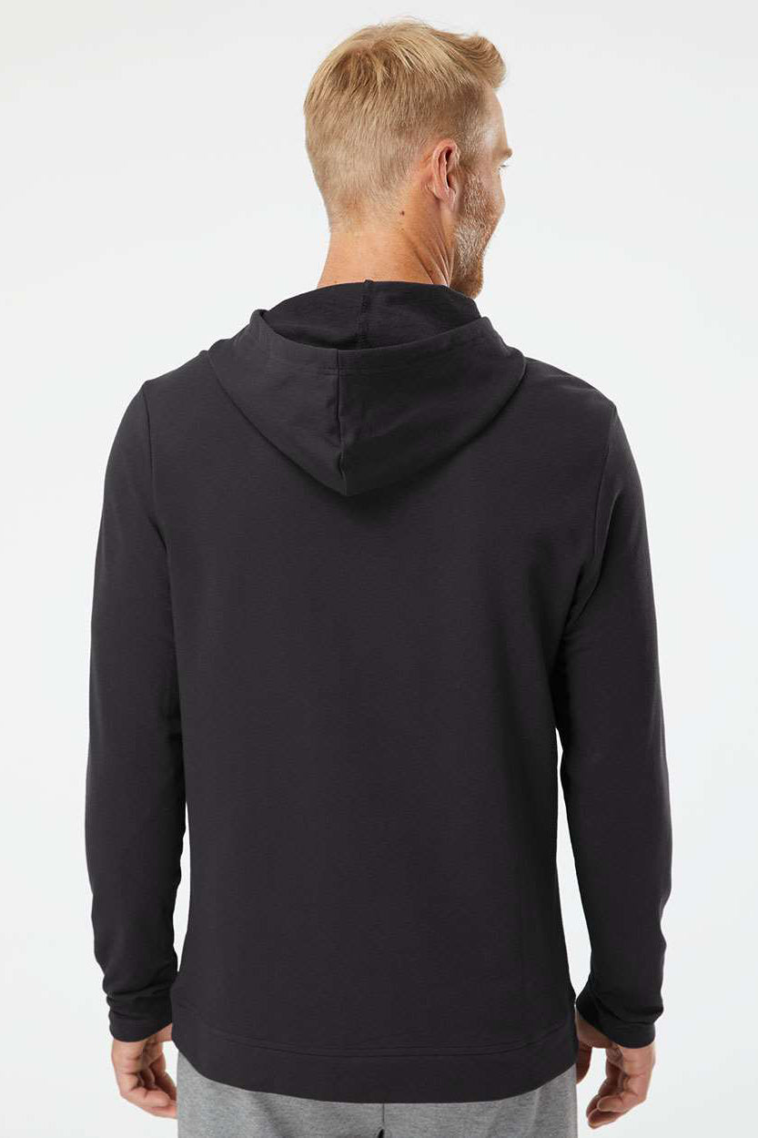 Adidas A450 Mens Hooded Sweatshirt Hoodie Black Model Back