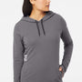 Adidas Womens Hooded Sweatshirt Hoodie w/ Pockets - Grey - Closeout