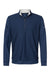 Adidas A295 Mens Performance UPF 50+ 1/4 Zip Sweatshirt Collegiate Navy Blue Flat Front