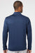 Adidas A295 Mens Performance UPF 50+ 1/4 Zip Sweatshirt Collegiate Navy Blue Model Back
