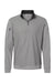 Adidas A295 Mens Performance UPF 50+ 1/4 Zip Sweatshirt Grey Flat Front